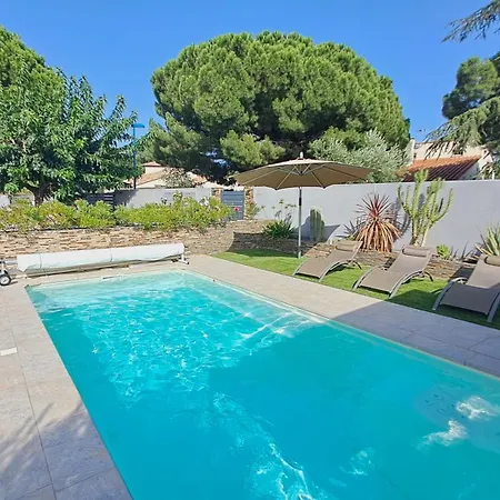 Belle Avec Piscine Vue Montagne A 10 Mn De La A * ארגלס-סור-מר